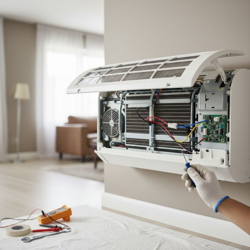 Ductless Ac Installation detail